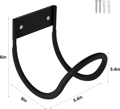 Hose Hanger, Heavy Duty Metal Hose Holder Wall Mount, Hook for Garden Hose/Expandable Hose/Hose Reel/Water Hose/Pocket Hose/Flexable Hose/Magic Hose 100 Ft