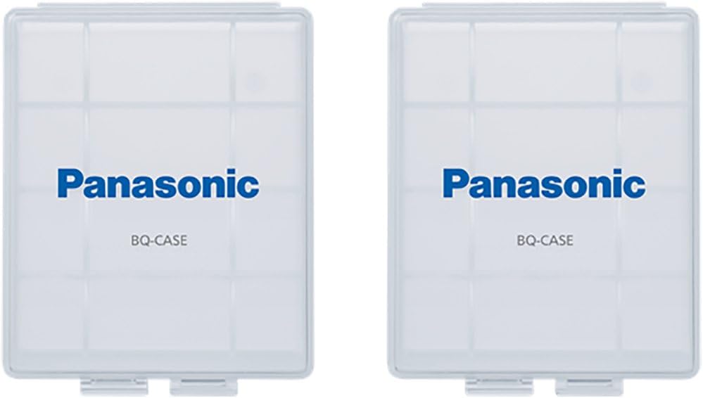 Eneloop Panasonic BQ-CASEK6SA pro Battery Storage Cases with 4AA or 5AAA Battery Capacity, Obsidian Gray (Pack of 6)