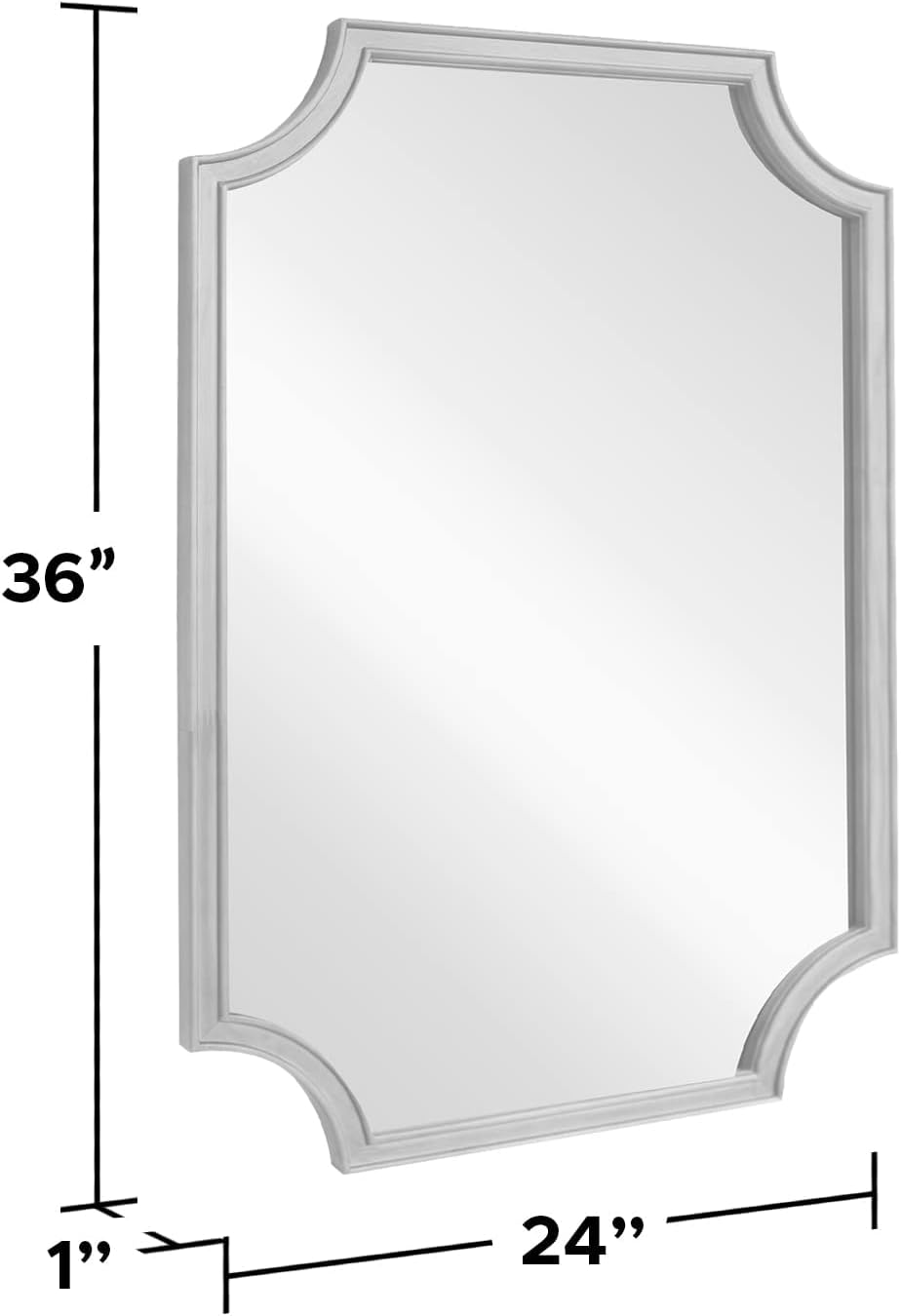 WallBeyond Full Length Mirror Wall Mounted 65"x22", Rustic Wooden Frame Floor Mirror, Large Full Body Mirror for Bedroom, Leaning or Hanging Against Wall, Natural