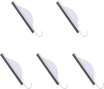 Kitchen Squeegee, 5 Pcs Shower Glass Cleaner Squeegee with Hook for Cleaning Window, Sink, Bathroom