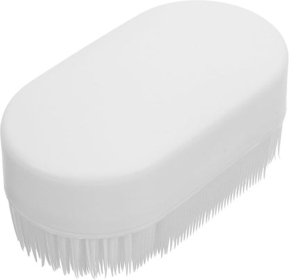Hemobllo Laundry Stain Remover Brush with Soft Bristles for Shoes and Floors, Plastic Laundry Cleaning Tool, Portable and Gentle Cleaning Brush for Home Use