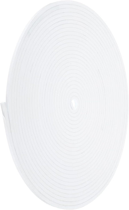 PATIKIL Weather Stripping Door Seal Strip, 3/8 Inch x 1/4 Inch x 32 Ft Self Adhesive Soundproof High Density Foam Tape Insulation for Door Window Air Conditioning, White - Colors B