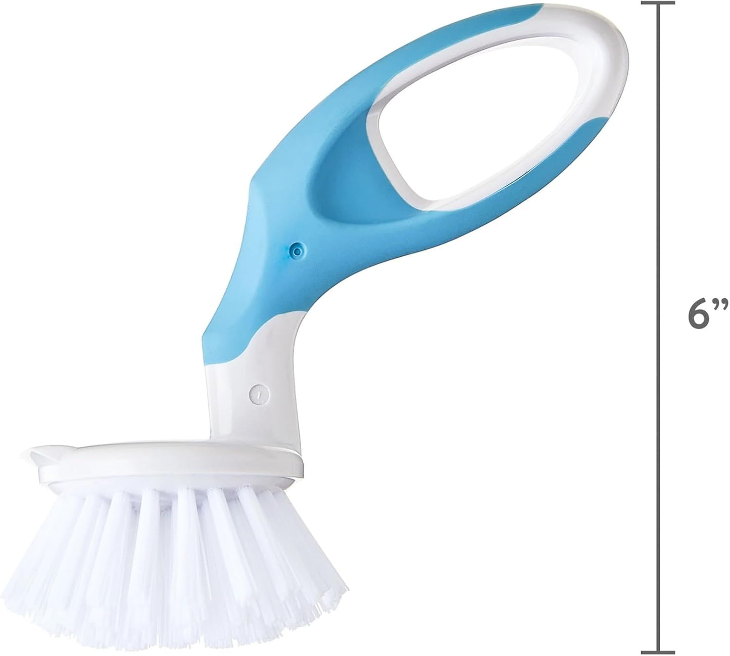 Non-Slip Grip Small Handy Scrubber, Blue
