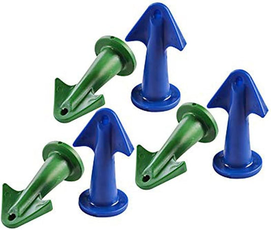 Wixine 6Pcs 3 in 1 Silicone Caulking Finisher Nozzle Plugs Caulk Spatulas Filler Spreader