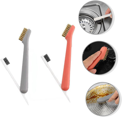 4pcs Rotary Wire Kitchen Cleaning Tool Multi-Functional Hood and Stove Brush for Efficient Grease and Removal