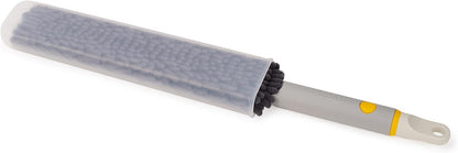 Joseph Joseph CleanTech 2-in-1 Tile and Tub Scrubber and Grout Cleaning Brush with V-Shaped Bristles