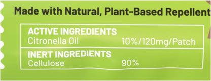 NATPAT Buzz Patch Mosquito Patch Stickers for Kids - Plant Based Ingredients, Non-Toxic - The Original All Natural Citronella Essential Oil Insect Patch, DEET Free, for Toddlers, Kids (48 Pack)