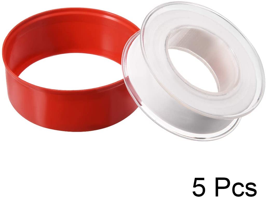 XYWHPGV PTFE Pipe Sealant Tape, 18mm by 20m for Plumber Pipe Thread Seal, 5pcs(476ff 6e280 4cc98 0aec5 370e7 cc1e3