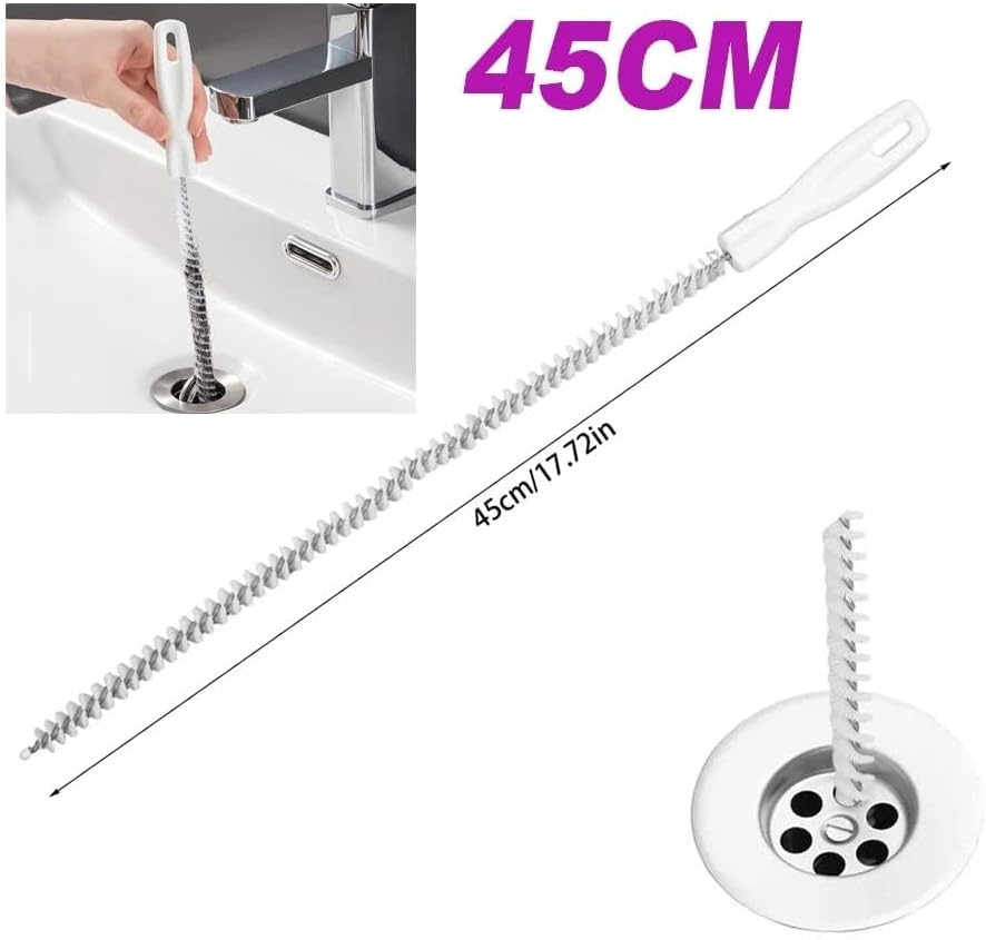 Pipe Dredging Brush Bathroom Hair Sewer Sink Cleaning Brush Drain Cleaner Clog Plug Hole Remover Sewer Pipeline Cleaning Tools