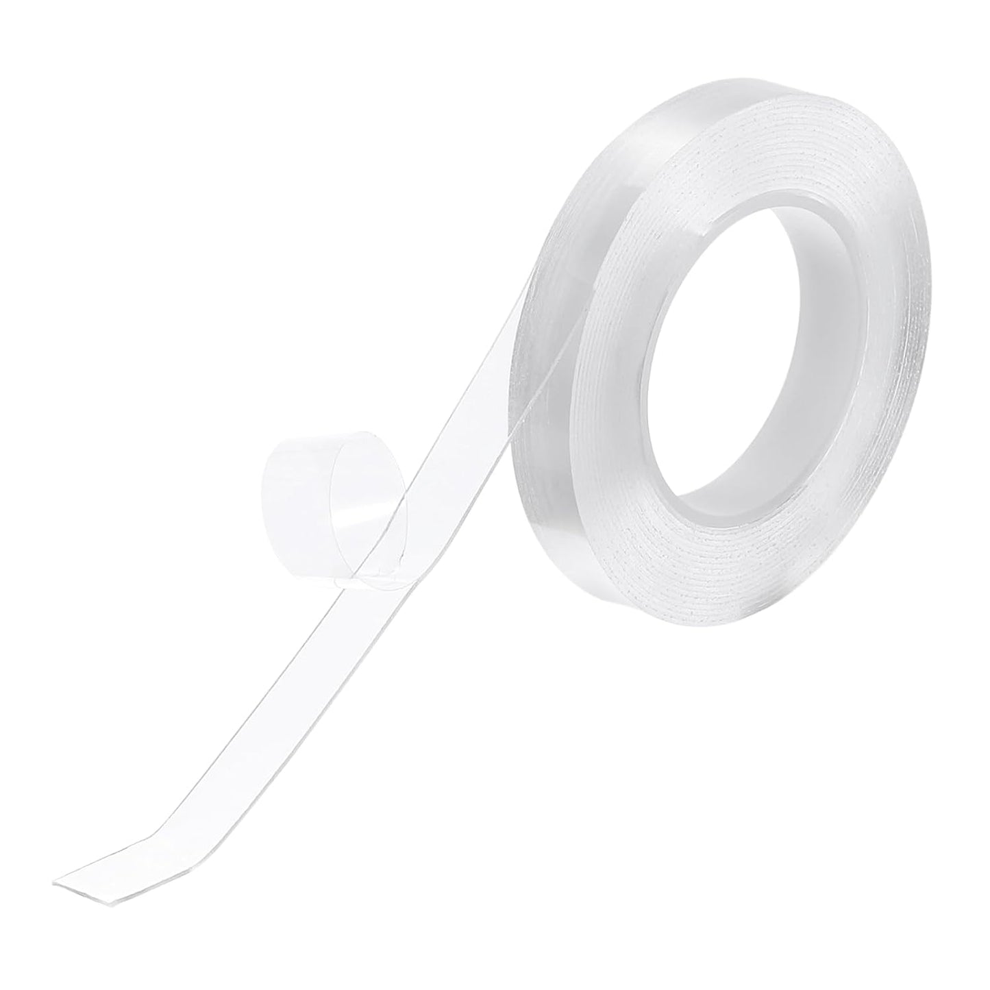 HARFINGTON Double Sided Nano Tape 10FT x 2" x 0.04" Multipurpose Removable Clear Mounting Tape Washable Waterproof Picture Hanging Adhesive Strips for Walls Carpets Posters Decor