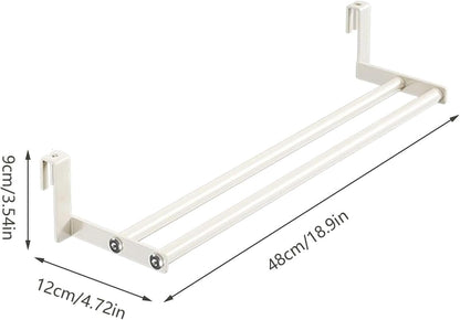 Wall Mounted Drying Rack Heavy-Duty Space-Saving Towel Organizer | Wall Laundry Drying Rack for Dorm Rv Bathroom Room Closet Clothing