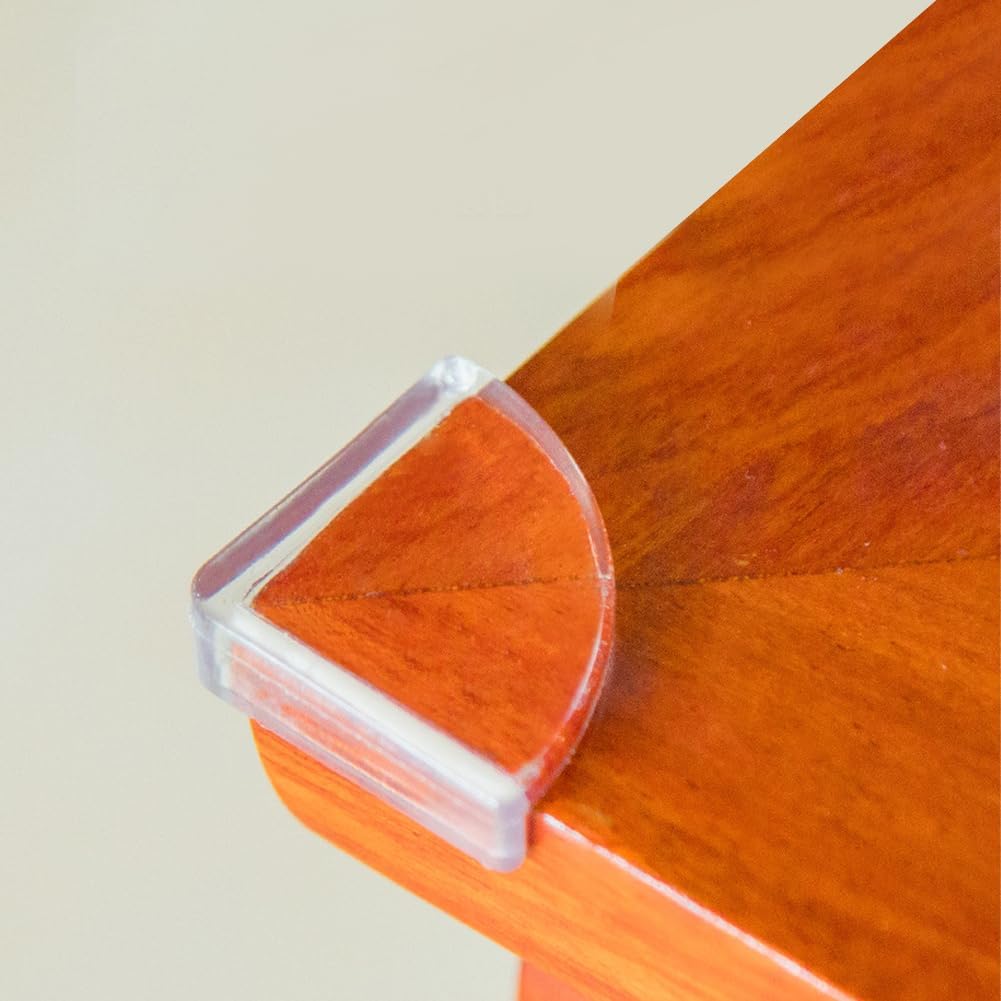 CREATCABIN 40Pcs Table Corner Protectors Edge Guards Corner Cushion Slim Clear securety Edge Bumpers Cushion Transparent Covers Protector Proof for Home Furniture Table Windows Cabinet 11.8 Inch