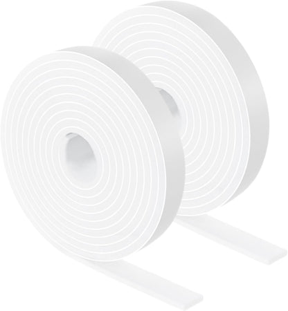 Furnigear Felt Strips with Adhesive Backing Heavy Duty Cuttable Felt Tape Roll Furniture Pads for Chair Legs - Protecting Hardwood Floors, Chair Wall Protector (Black, 80 x 0.5 x 0.14 Inch)