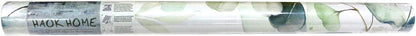HAOKHOME Peel and Stick Wallpaper Boho Green/White Botanical Leaf Floral Wall Mural Home Nursery Decor Renter Friendly Wallpaper 17.3in x 9.8ft