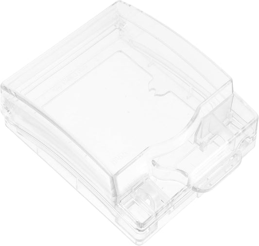 DOITOOL Outdoor Lockable Waterproof Outlet Cover with Sturdy Plastic Construction, Splashproof Design for Outdoor Use, Protective Socket Box Preventing Electric Shock and Weather Damage
