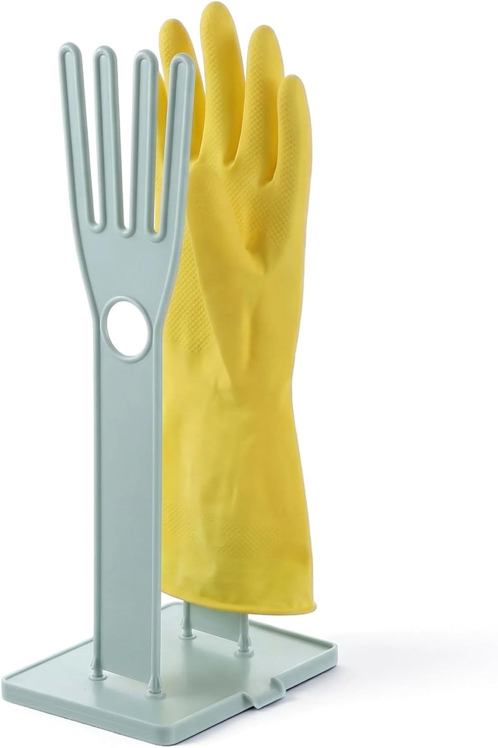 JJUNW 1 Pc Kitchen Gloves Holder, Dish Glove Holder Reusable Plastic Glove Drying Rack, Rubber Glover Drying Dryer Rack For Dish Gloves Rags Sponge Food Bag Organizer