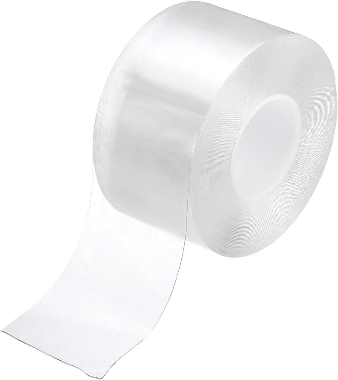 PATIKIL Clear Edge Protector Strip, 0.8 in x 9.8 ft Table Edge Protector Self Adhesive Cabinet Soft Corner Guard for Furniture Countertop Kitchen Wall Window