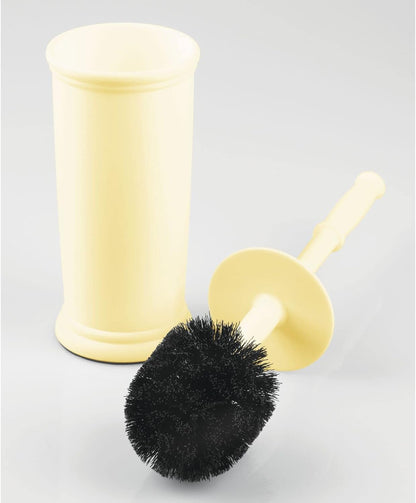 mDesign Metal Freestanding Slim Toilet Bowl Brush and Holder