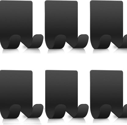 Razor Holder Shaver Hook Hanger Stand(2 Pack)Self Adhesive Stainless Steel Heavy Duty Utility Storage Hook,Shower Hook for Razor,Bathroom Kitchen Organizer for Plug Robe Towel Loofah Bathrobe Coat