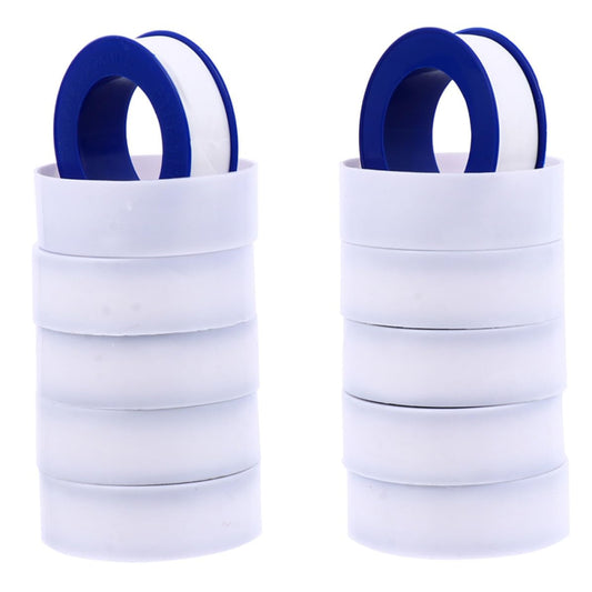 PTFE Thread Seal Tape High Temperature Resistant for Plumbing 12 Rolls Plumbers Tape Easy to Use for Home and Industrial Pipe Joints and Leaks