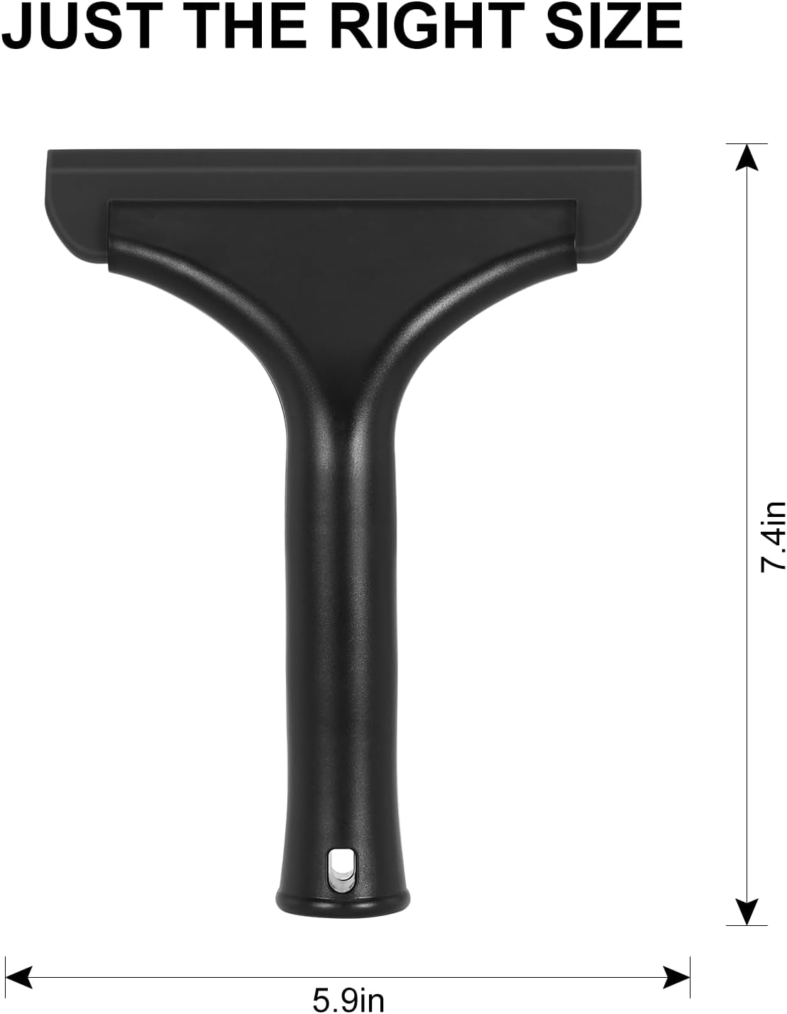 SetSail Shower Squeegee for Glass Doors, Small Squeegee for Shower Glass Door Mini Silicone Squeegee for Window, Door, Bathroom, Mirror, Car Window