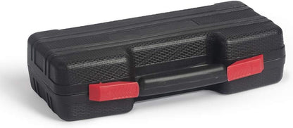 39-Piece General Tool Set-Essential Household Hand Tool Kit with Portable Toolbox Storage Case (Red)