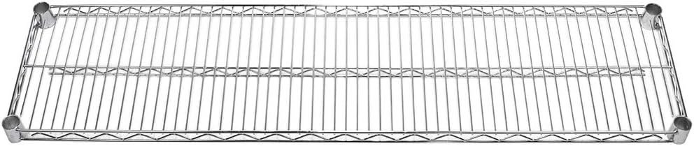 Shelving Inc. 12" d x 30" w Chrome Wire Shelving with 2 Tier Shelves, Weight Capacity 800lbs Per Shelf