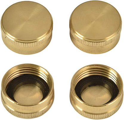 2 Pack 3/4" Garden Hose Connector with Dual Swivel for Male Hose to Male Hose, Double Female