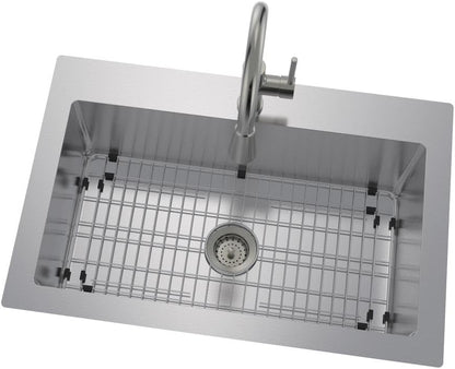 3.5" Kitchen Sink Deep Cup Drain Strainer with Rustproof Gasket | 304 stainless steel| Deep cup holds more debris| Leak-proof rubber gasket | Fit 3.5" standard kitchen sinks with mounting nut