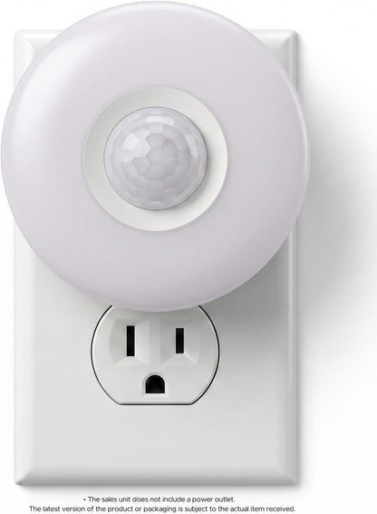 YELKO Motion Sensor Night Light - Plug in 3000K Warm White Anti-Glare LED Nightlight, Ultra Bright Cozy Soft Glow Not Dazzling for Hallway, Stairs, Garage, Bedroom, Bathroom, Garage, Kitchen, 2 Pack