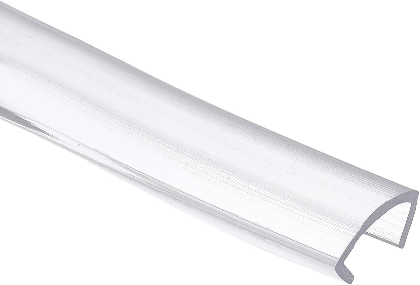 uxcell Clear Edge Trim, 13.1Ft Silicone U Channel Edge Protector, Edges Guards Fits 1/32"-3/32" for Car Doors Sheet Metal Parts (3/16" W x 3/8" H)