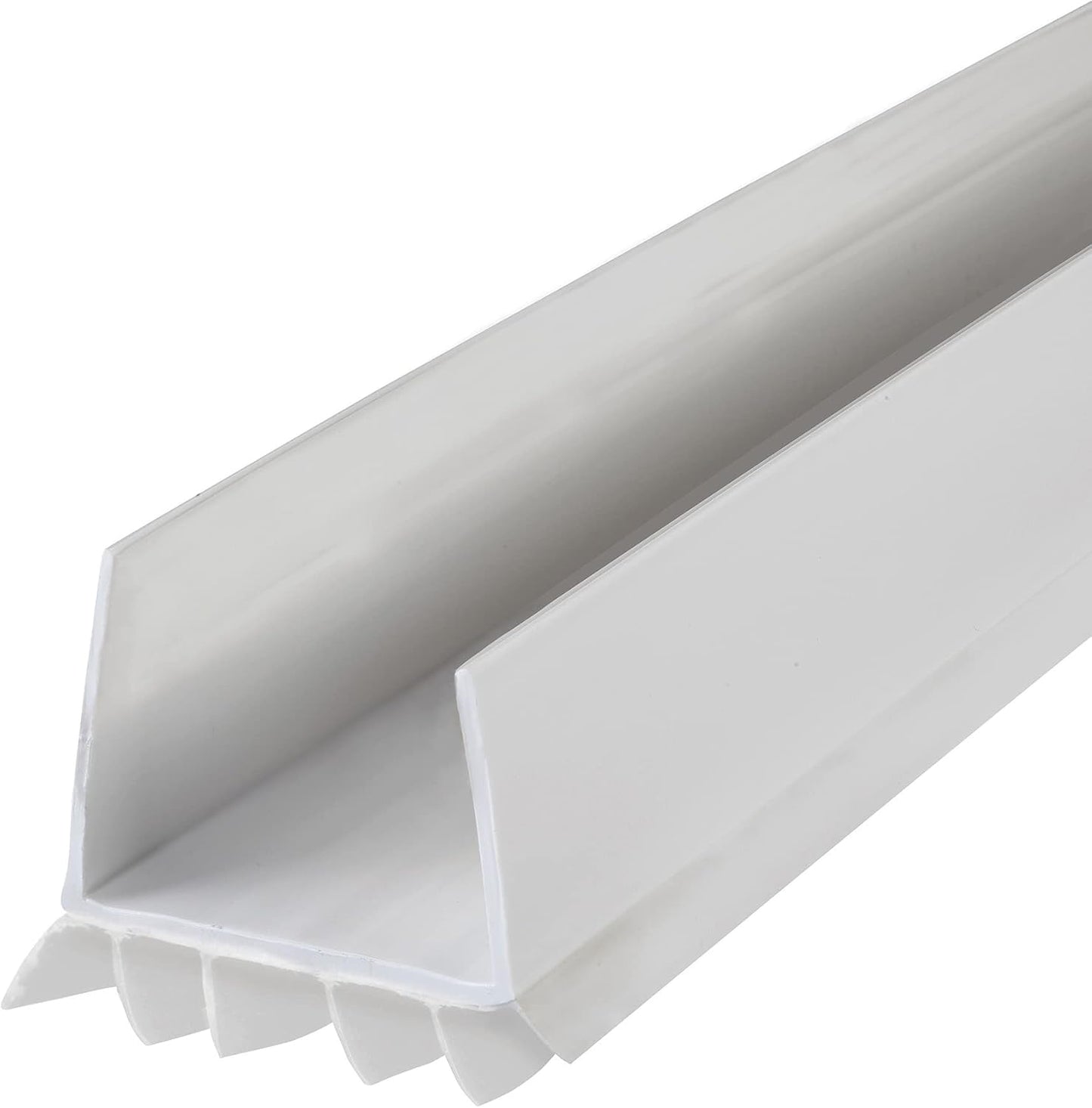 M-D Building Products Vinyl Cinch U-Shape Door Bottom Seal, Slide-On Weatherstripping Draft Stopper, Easy to Install, Fits 36” x 1-3/4” Doors, Fills 3/8”- 3/4” Gaps, 43337, Brown
