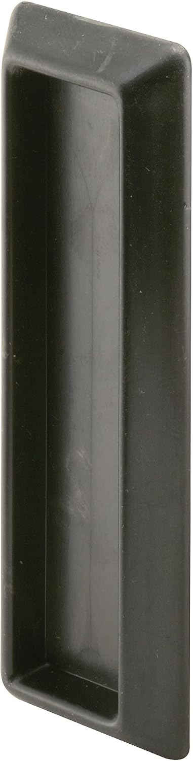 Prime-Line F 2550 Black Plastic, Window Finger Pull, Self-Adhesive (2 Pack)