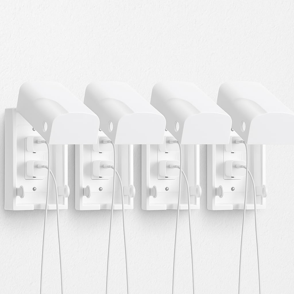 Bates Baby Safety Outlet Cover Box - Plug Covers for Electrical Outlets, Child Proof Outlet Cover, Socket Covers for Outlets