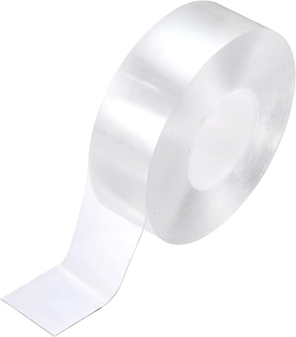 PATIKIL Clear Edge Protector Strip, 0.8 in x 9.8 ft Table Edge Protector Self Adhesive Cabinet Soft Corner Guard for Furniture Countertop Kitchen Wall Window