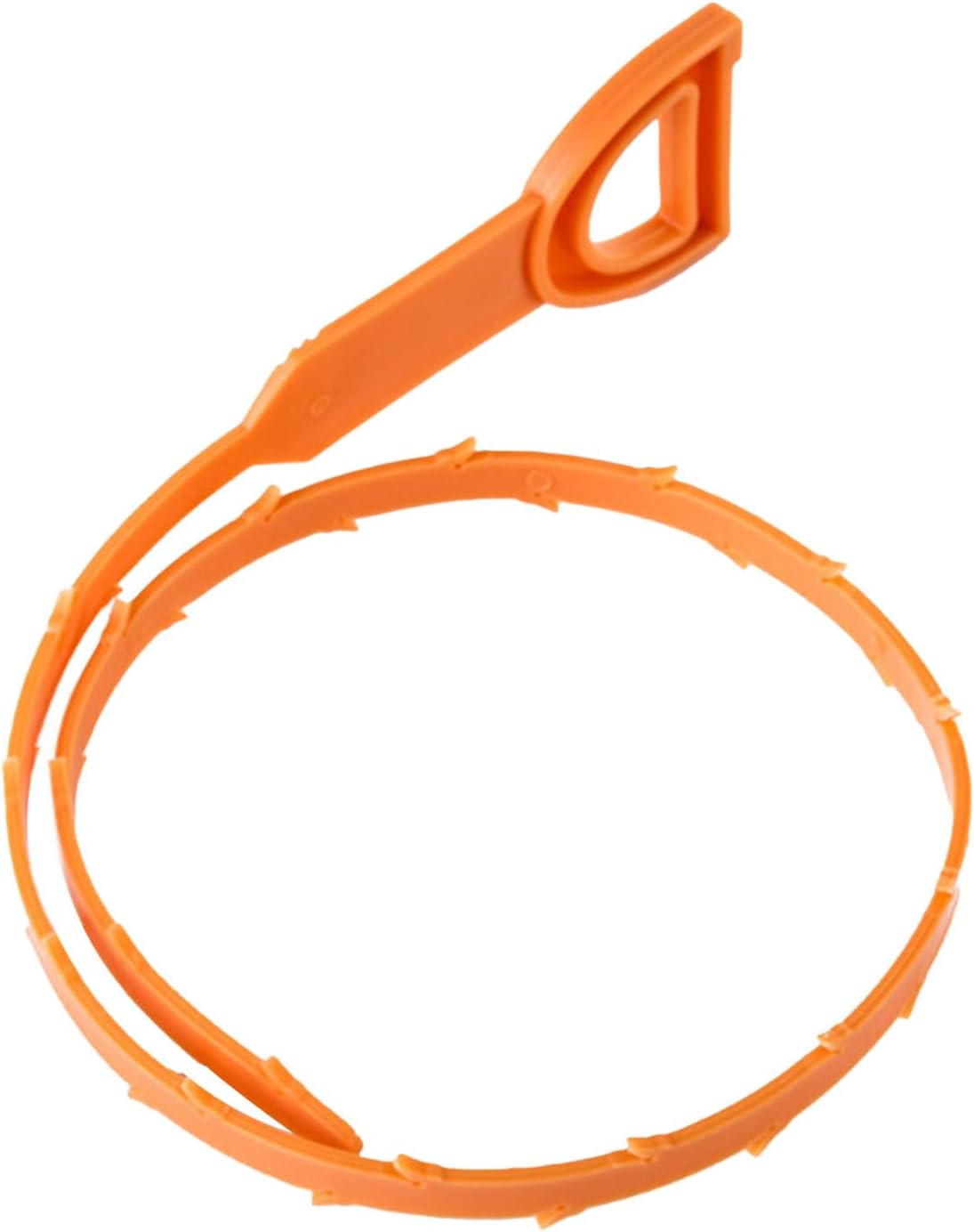 Drain Hair Clog Remover Tool, Flexible Plastic Sink Snake for Bathroom Shower Kitchen and Bathtub, Safe Reusable Unclogger Cleaning Tool