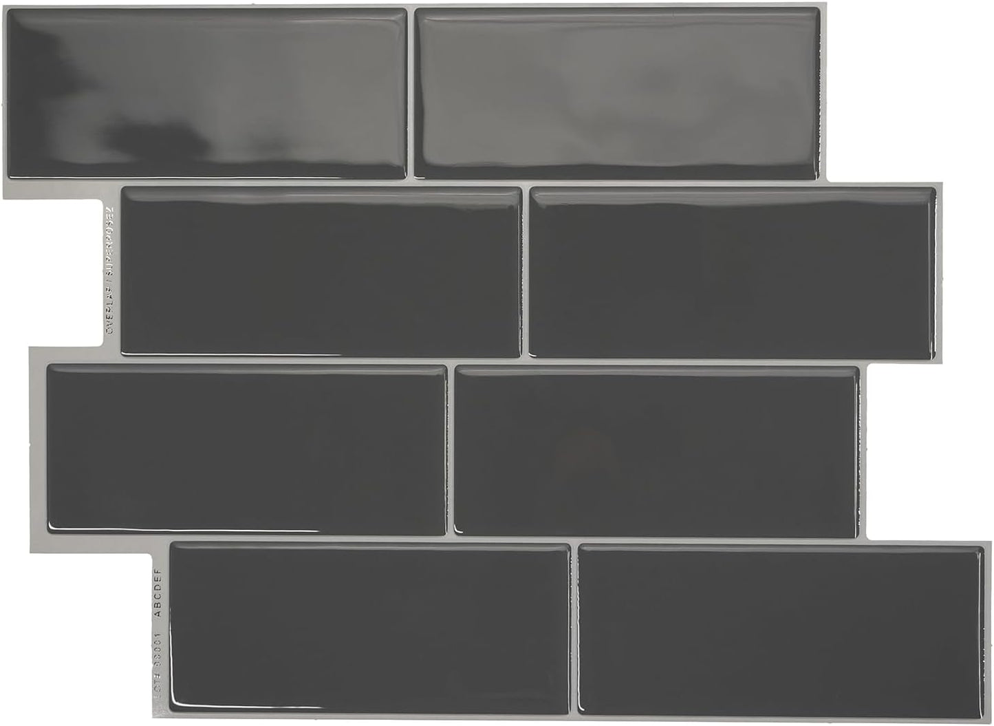 Smart Tiles Peel and Stick backsplash, Subway Teal Green, 11.55"x8.38" | Pack of 5 (2.8 sq ft), Glossy, Heat/Moisture Resistant, Low VOC, Kitchen/Bathroom, Renter Friendly, Made in Canada