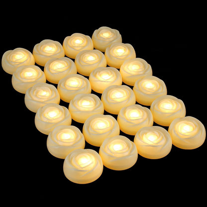 Enido Flameless Candles with Remote, 9 PC Outdoor Waterproof Battery Operated LED Pillar Candles, Flickering Electric Candles with Timer, 3" x 4" 5" 6" for Lantern, Patio, Wedding, Easter