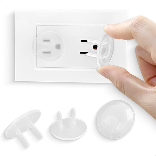 MOJOTORY Clear Outlet Covers for Baby Proofing, 30pcs | Invisible Design, Plug Protector Covers, Electrical Outlet Child Safety Covers, Durable, For Home School and Daycares