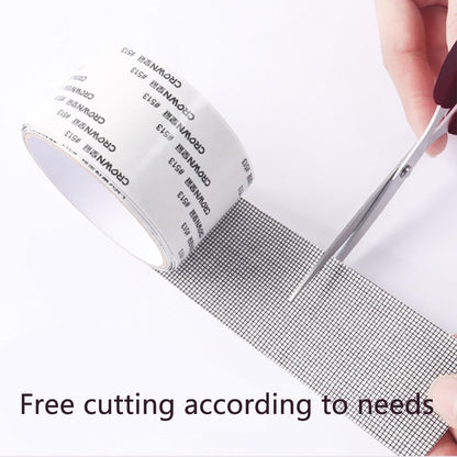 Grey Window Screen Repair Tape,2inX80in Screen Repair Kit for Window Screen and Screen Door Tears Holes,Strong Adhesive Window Screen Patch