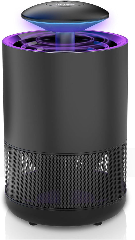 CXRUY Indoor Insect Trap - Fly Traps Catcher for Mosquito, Fruit Flies, Gnat, Moth, Fly Killer Bug Trap with UV Light Black