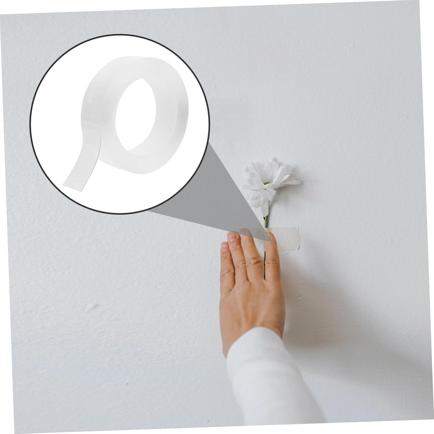 SHINEOFI 1roll Nano Double-Sided Tape Strong Adhesive Mounting Sticker for Home Decor Washable Reusable Bonding for Materials