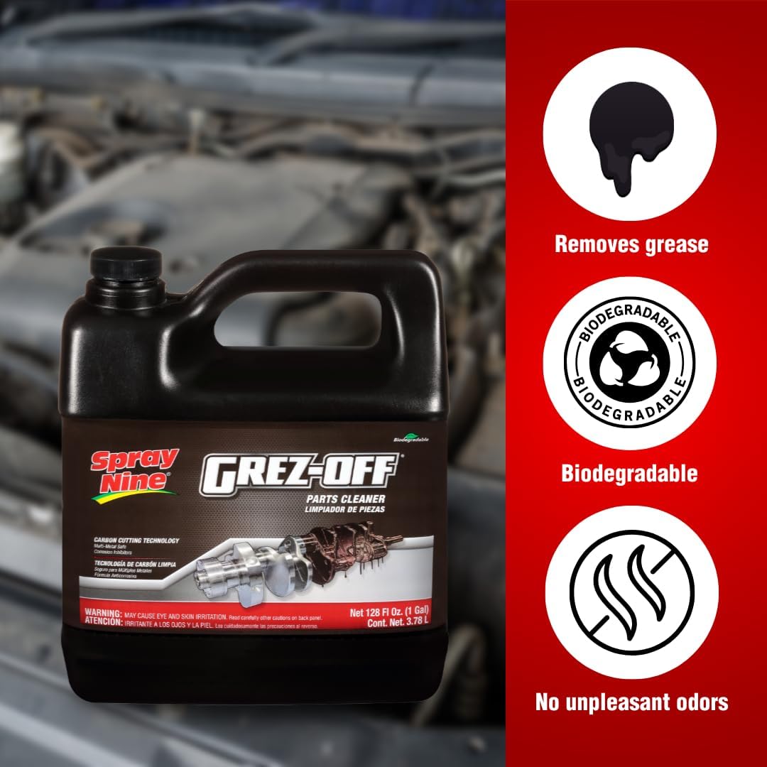 Spray Nine 22732 Grez-Off Heavy Duty Degreaser, 32 oz., Pack of 1