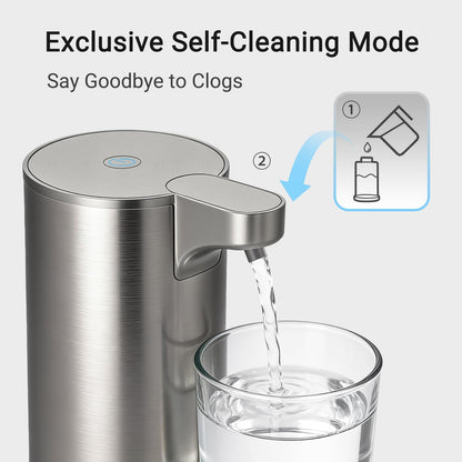 LAOPAO Automatic Soap Dispenser Foaming: Rechargeable Touchless Soap Dispenser Stainless Steel Foam Soap Dispenser for Bathroom Hand Soap Pump for Kitchen Xmas Gift, 9oz, White
