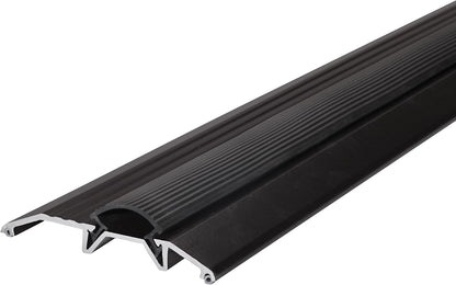 M-D Building Products 08102 3-3/4 in. x 3/4 in. x 36 in. Silver Aluminum and Vinyl Heavy-Duty Low-Profile Threshold