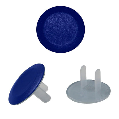 Pure Blue Color Outlet Covers Baby Proofing - Plug Covers for Electrical Outlets, Child Proof Socket Covers, Baby Safety Products for Home, Office