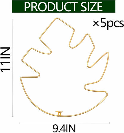 Yohsnor Monstera Plant Stem Support System - 5 Piece Set (5.5x4.7in) | Durable Plant Support Stakes for Climbing Plants & Fishbone Cactus | Ideal Leaf Stabilizer for Indoor Plants & Monstera Care