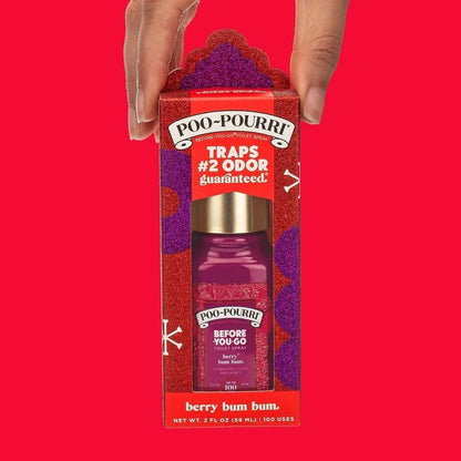 Poo-Pourri Before-You-Go Toilet Spray, Bamboo Rain, 2 Fl Oz, Up to 100 Uses, Bathroom Odor Deodorizer with Essential Oils for Home or Work, Travel Essentials, TSA Approved Size, Bamboo & Fresh Grass