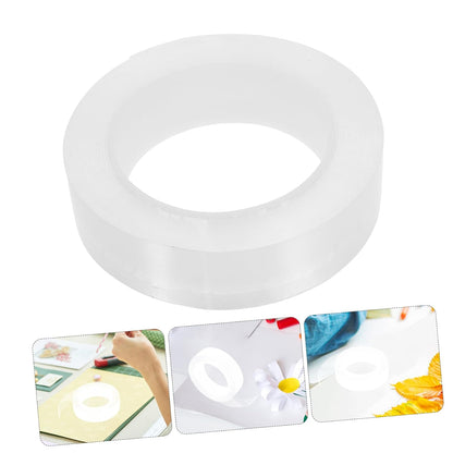 SHINEOFI 1roll Nano Double-Sided Tape Strong Adhesive Mounting Sticker for Home Decor Washable Reusable Bonding for Materials