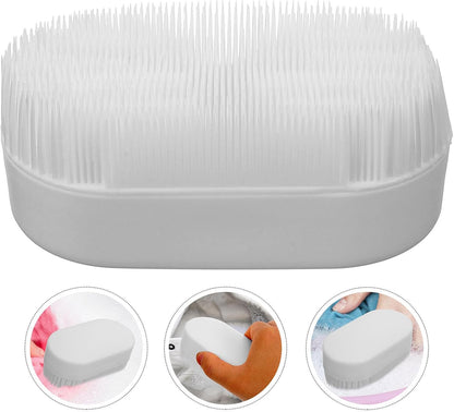 MAGICLULU Soft Bristle Laundry Stain Remover Brush for Clothes and Bathtubs, Plastic Material with Comfortable Grip, Gentle on Fabrics and Fingers, for Home Cleaning and Shoe Scrubbing
